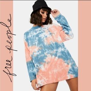 Free people tie dye long sleeve
